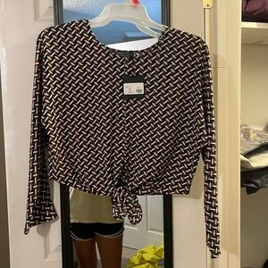 Boutique fall crop top